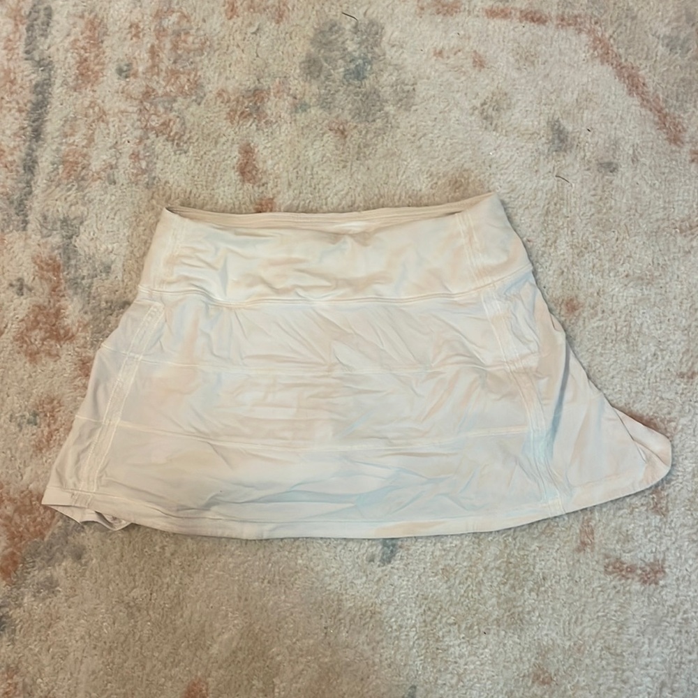 white pace rival skirt